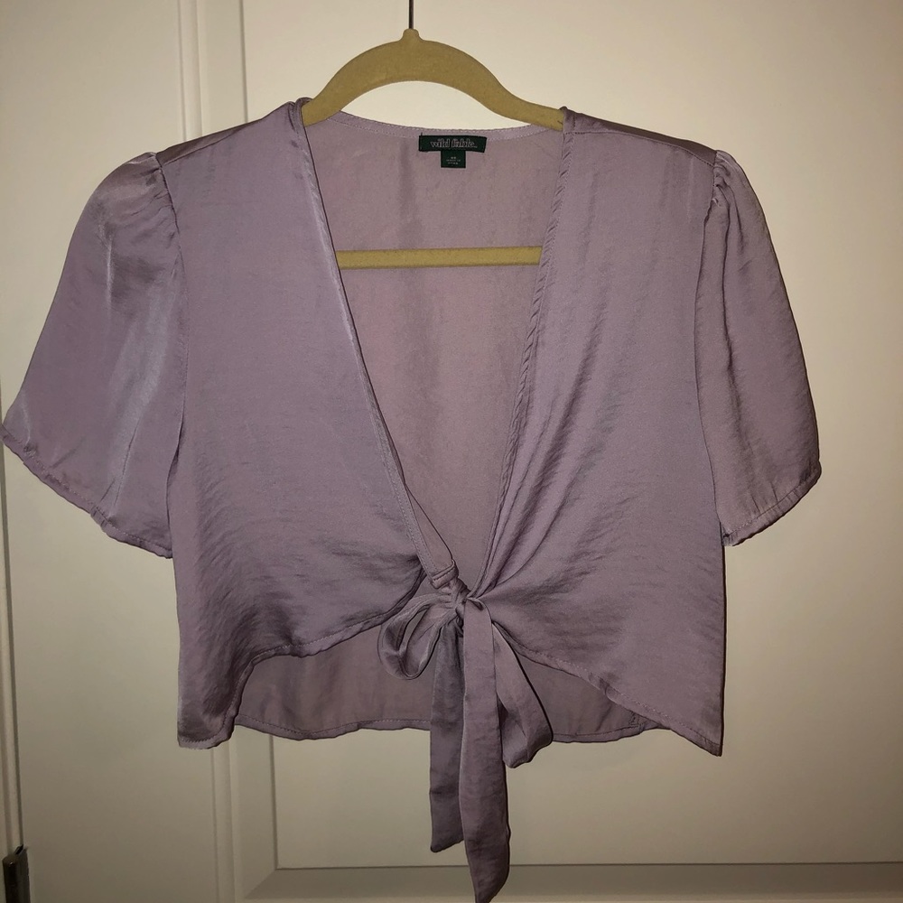 Front Tie Blouse
